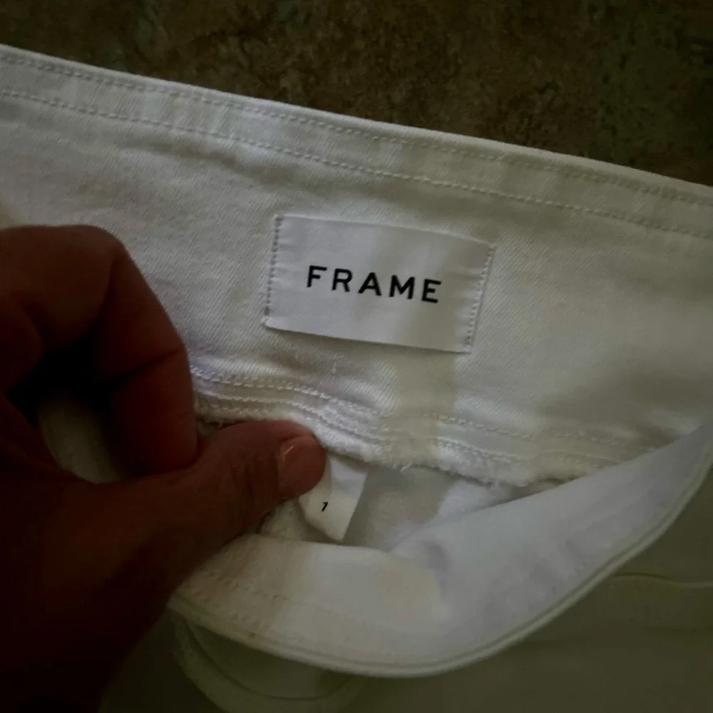 FRAME - The Jet Set Crop Mini Boot, NWOT, white - Picture 8 of 8